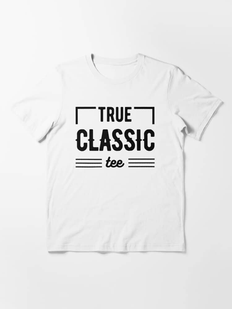 Black Logo True Classic Tees