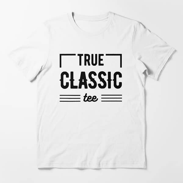 Black Logo True Classic Tees